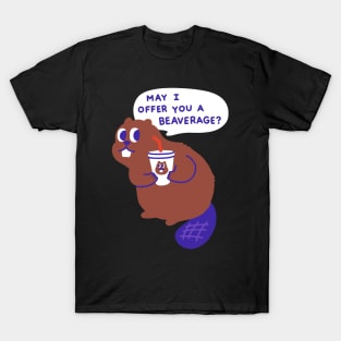 Beaver offers a beverage T-Shirt